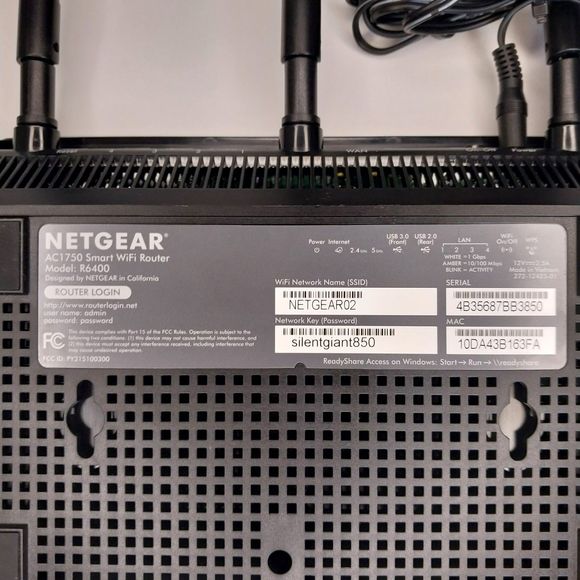 NETGEAR AC1750 (R6400) Smart WiFi Router - Picture 3 of 3